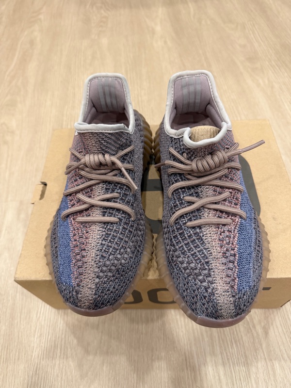 yeezy boost fade on feet