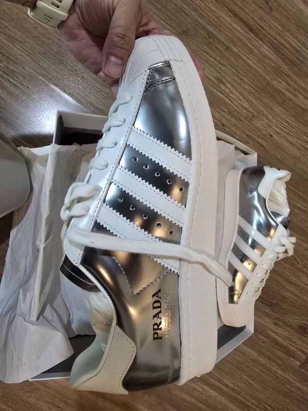 Buy & Sell Adidas Superstar Prada Silver | 100% Authentic