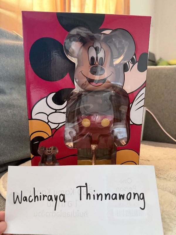 BE@RBRICK X CLOT X 3125C X Disney 3-Eyed Mickey Mouse 400% +