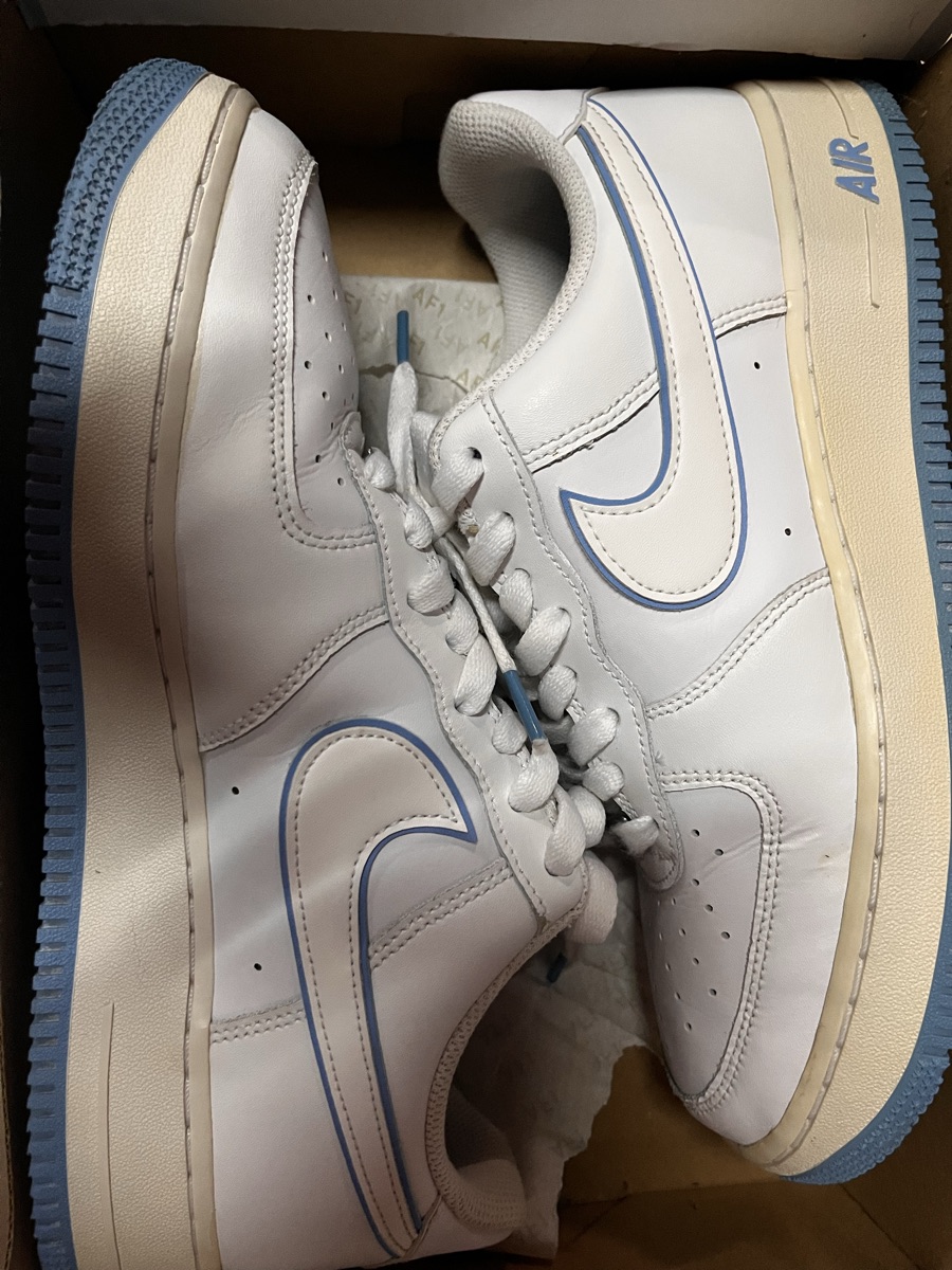 スニーカー Nike Air Force 1 Low White and University Blue DV0788-101 Nike Air Force 1 '07 Shoes White University Blue DV0788-101