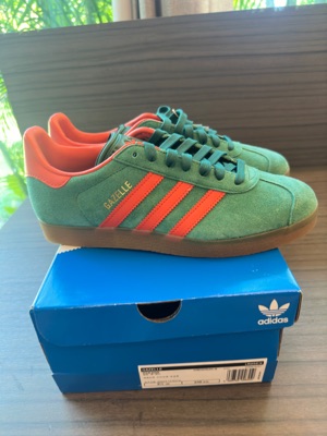 Buy & Sell adidas Gazelle Dark Green Cream White | SASOM