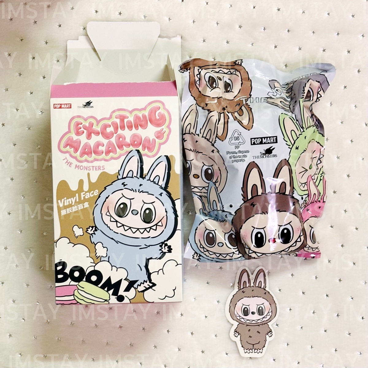 เช็คการ์ด) Pop Mart Labubu Toffee (THE MONSTERS - Tasty
