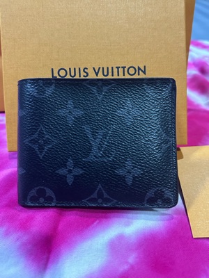 Louis Vuitton, Bags, Louis Vuitton Slender Wallet In Monogram Eclipse  Authentic M62294