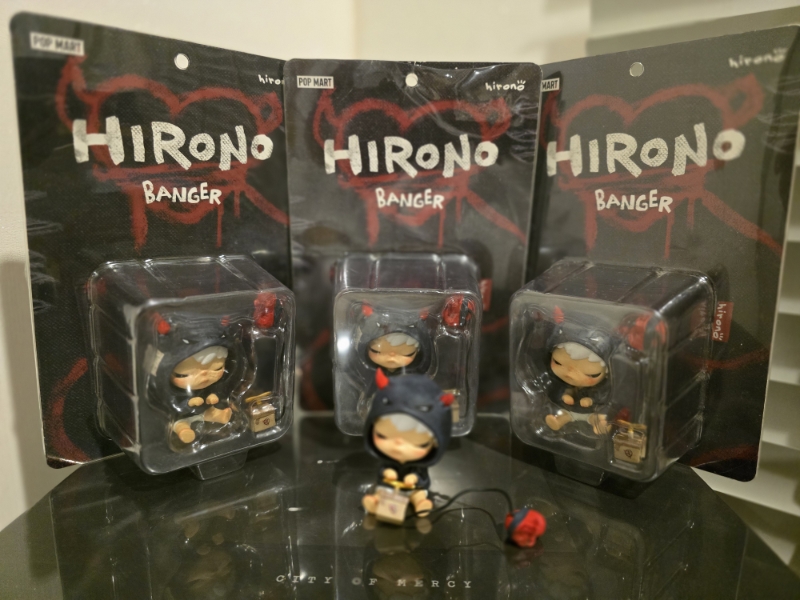 その他 HIRONO BANGER FIGURE POP MART Hirono Banger Figure 9.5cm Sealed Authentic | eBay