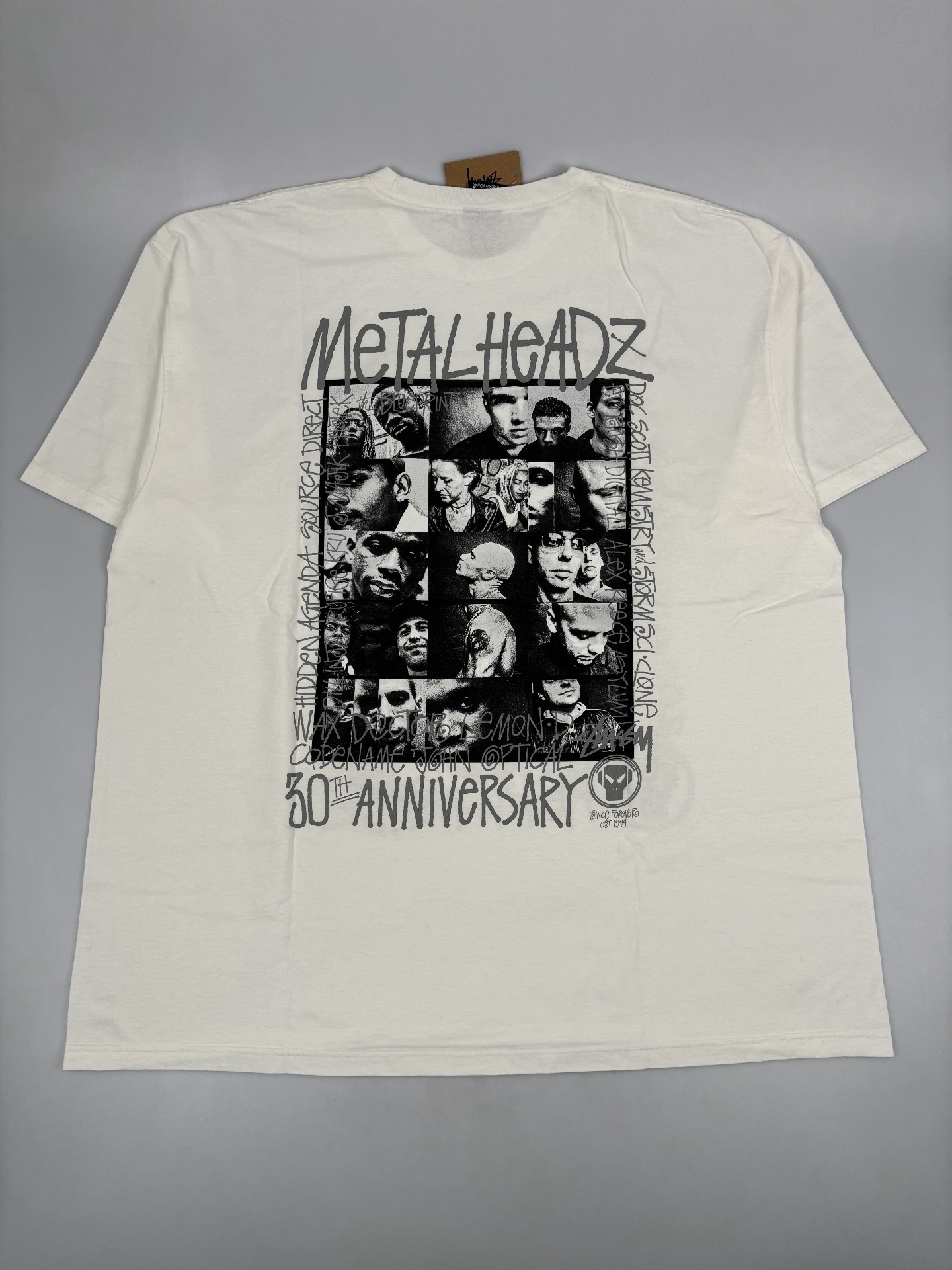 Buy Stussy Goldie Metalheadz 30 Tee White | SASOM