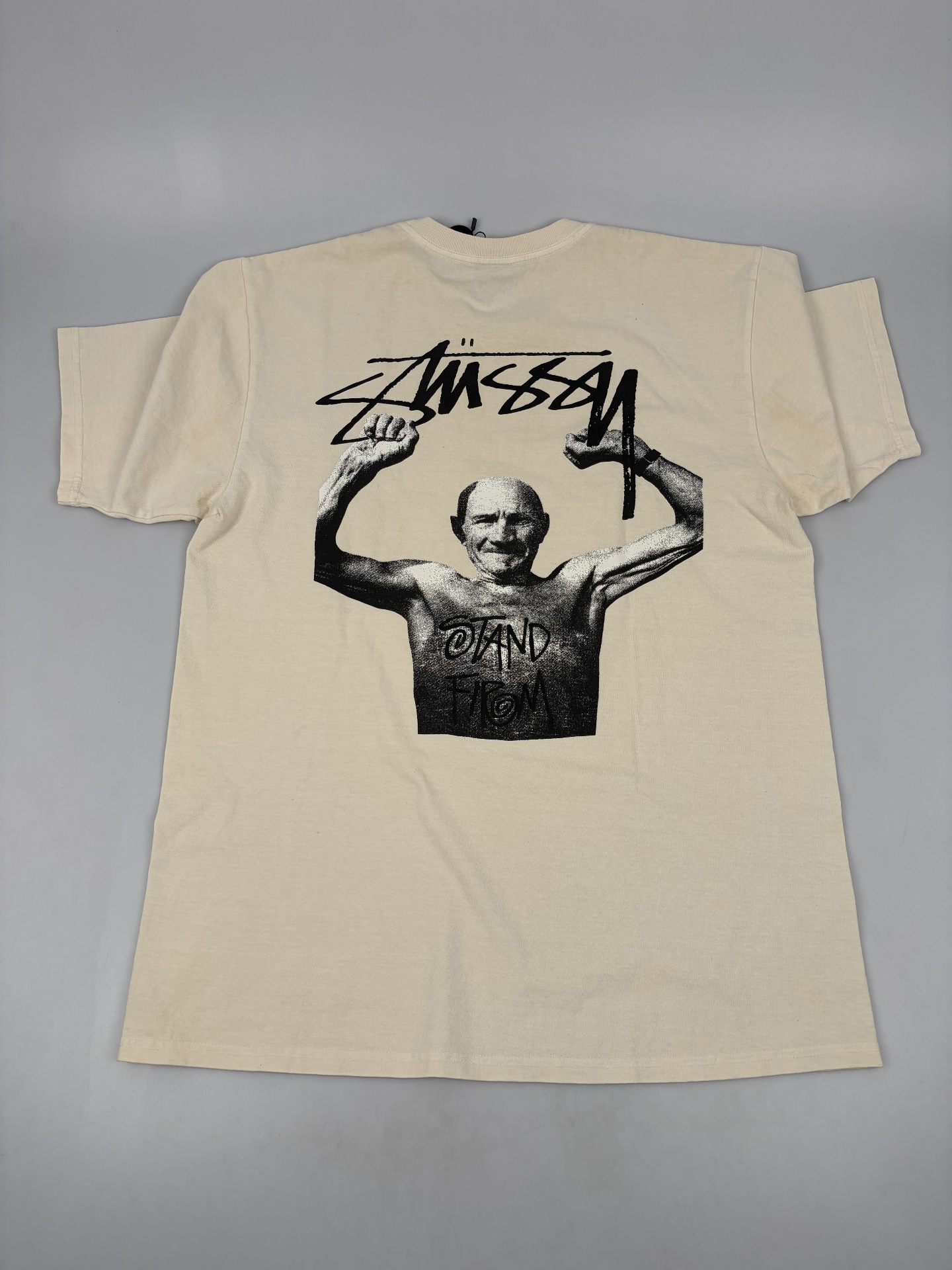 Stussy x Martine Rose Stand Firm Pigment Dyed Tee Natural