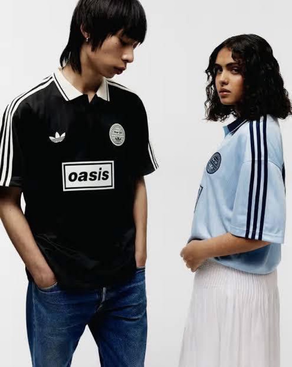 Buy adidas x Oasis Tour Jacquard Jersey Clear Sky | SASOM