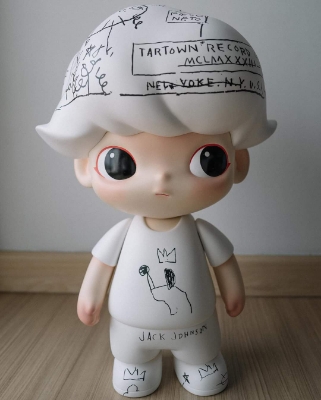 Pop Mart Mega Collection Just Dimoo × Jean-Michel Basquiat 1000%