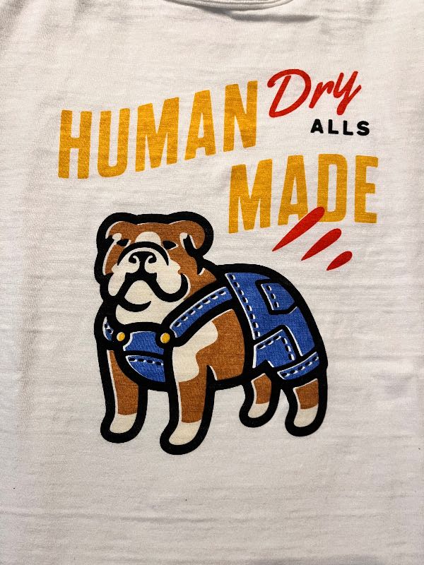 Buy Human Made Animal Graphic T-Shirt Bulldog White | SASOM