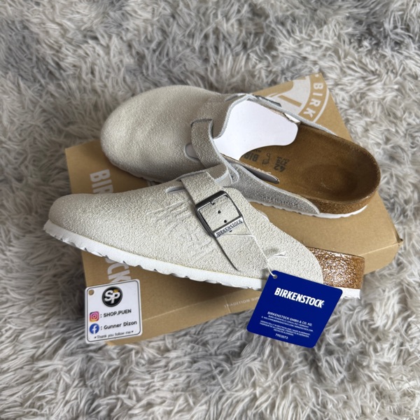 Birkenstock Boston Clog Stussy Bone (2021) | SASOM