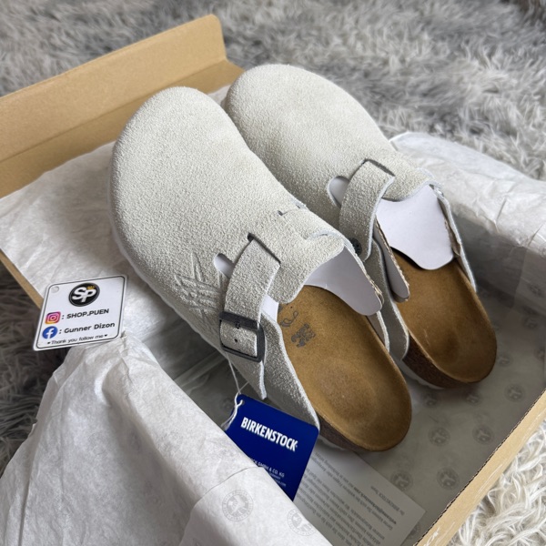 Birkenstock Boston Clog Stussy Bone (2021) | SASOM