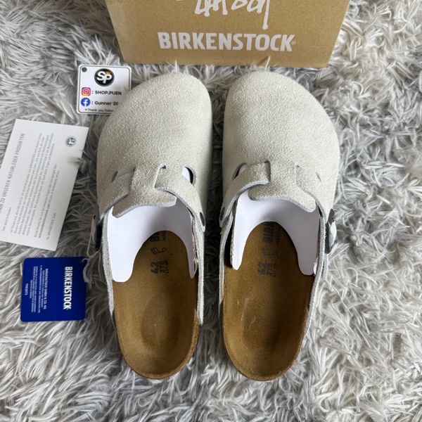 Birkenstock Boston Clog Stussy Bone (2021) | SASOM