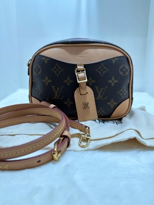 LOUIS VUITTON Deauville MINI Shoulder Bag M45528 Monogram canvas Brown Used  LV,  in 2023