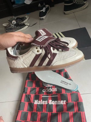 adidas gazelle silver green womens Adidas Samba Pony Wales Bonner Cream White (IE0586)