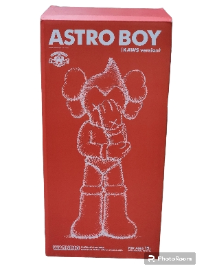 SASOM | collectibles KAWS Astro Boy Vinyl Figure Red Check