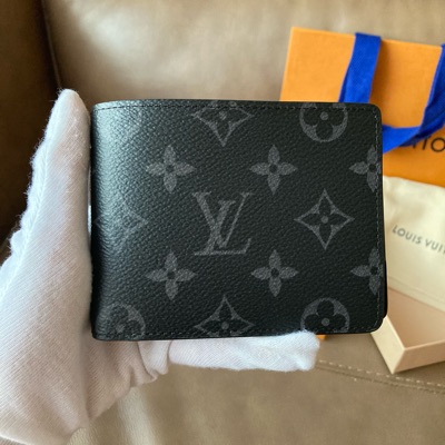 LOUIS VUITTON M61695 MONOGRAM ECLIPSE CANVAS SHORT WALLET