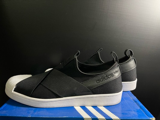 adidas gazelle silver green womens adidas Originals Wmns Superstar Slip On 'Cloud White' main image 1