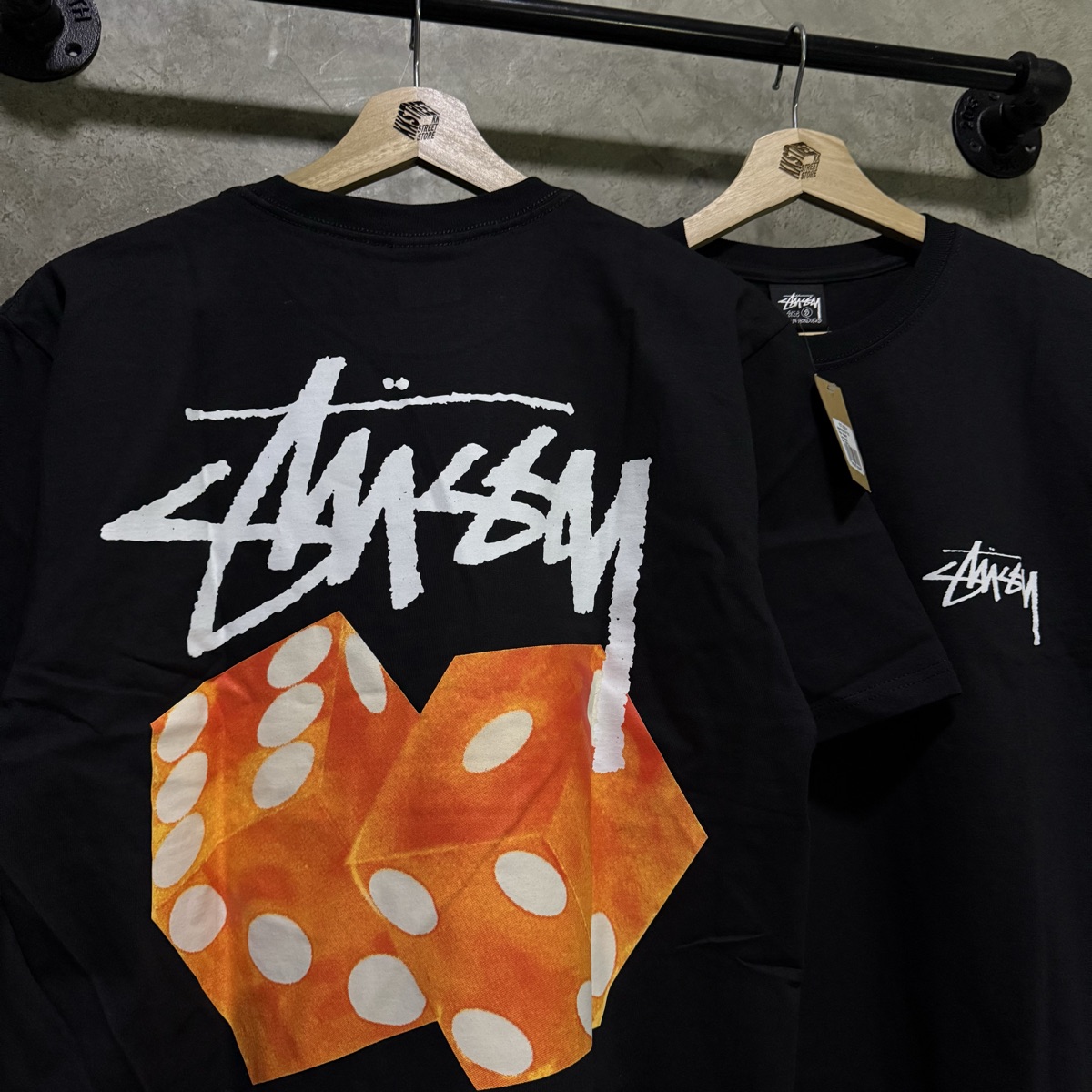 ช้อป Stussy Diced Out T-Shirt Blackของแท้ที่ SASOM