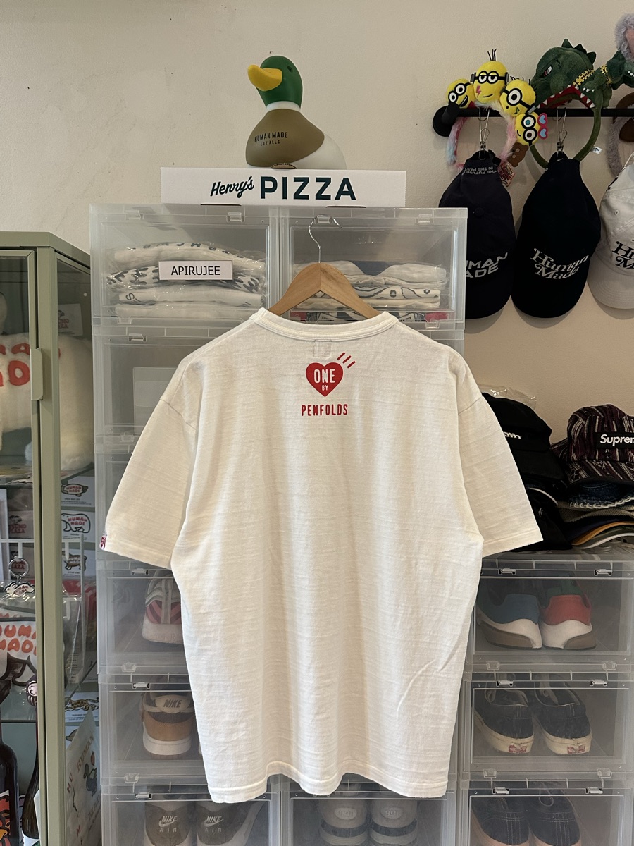 アイドル HUMAN MADE One By Penfolds Bear HUMAN MADE x One By Penfolds Bear T-shirt 'White' XX25TE017