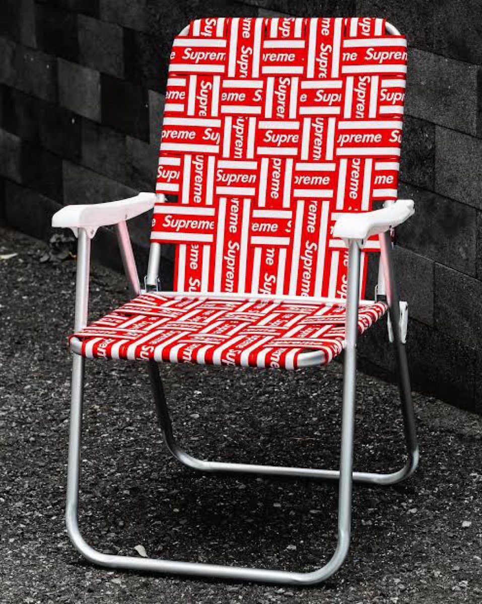 Supreme Lawn Chair Red Supreme Lawn Chair (SS20) $78