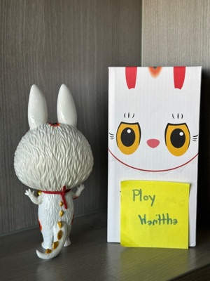 How2work X Kasing Lung X The Monsters Zimomo Maneki Red Ver