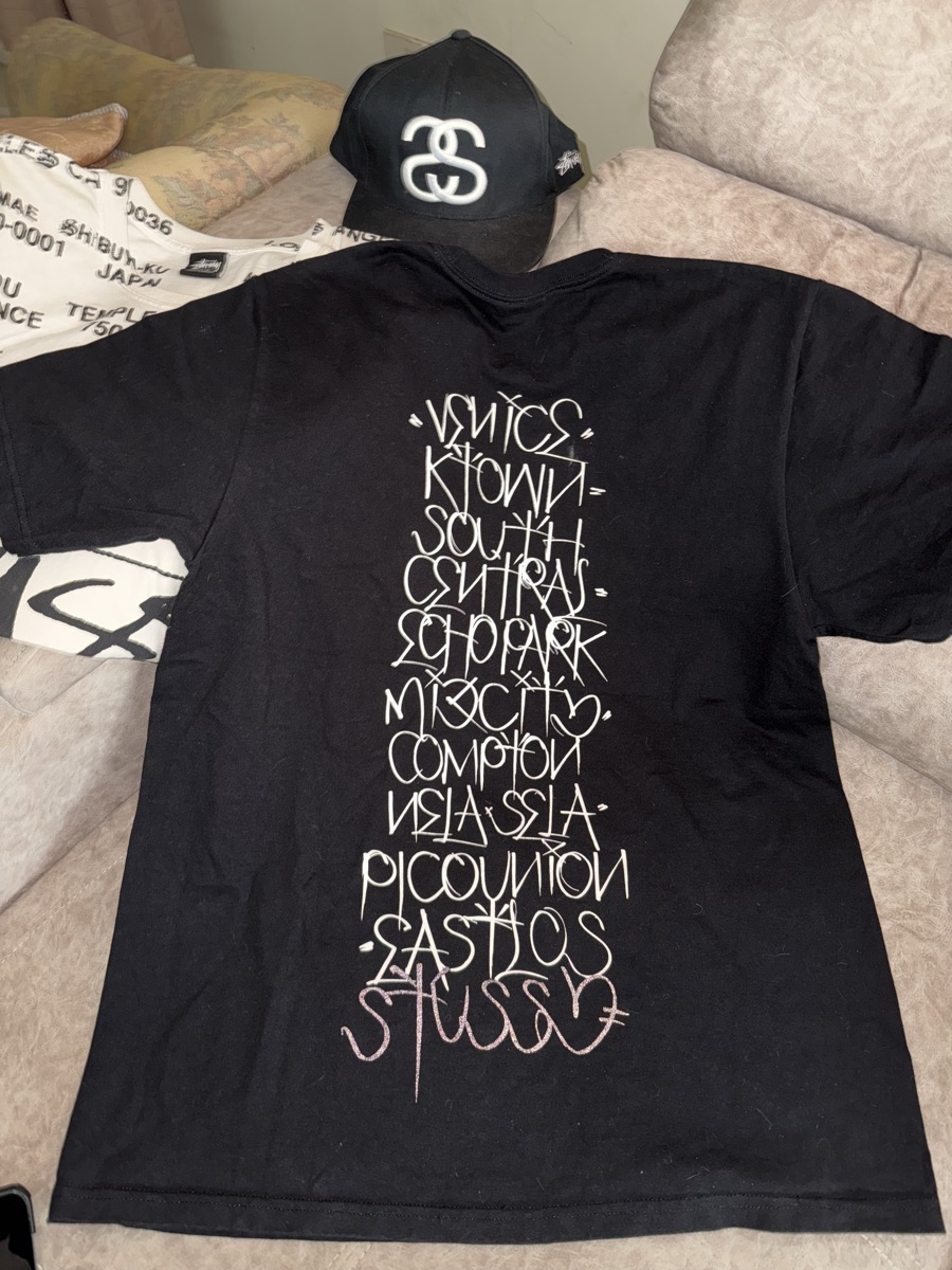 【Stussy x Born & Raised】 Handstyles T-Shirt Black Stussy Born X Raised | eBay