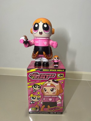 Pop Mart Mega Space Molly The Powerpuff Girls Blossom 400%+100%