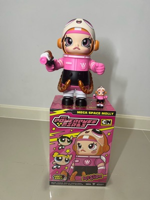 Pop Mart Mega Space Molly The Powerpuff Girls Blossom 400%+100%