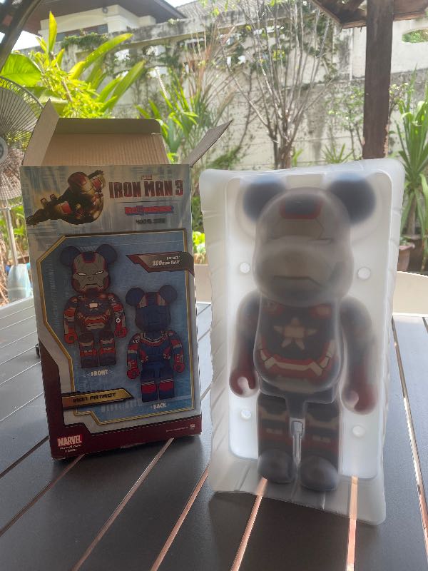 BE@RBRICK Iron Man 3 [Iron Patriot] 400% | ของแท้