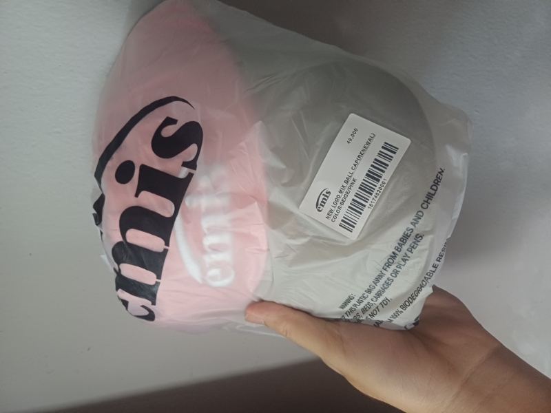 Emis New Logo Mix Ball Cap Renewal Beige Pink | ของแท้