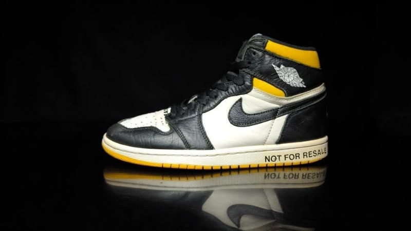 aj1 not for resale yellow