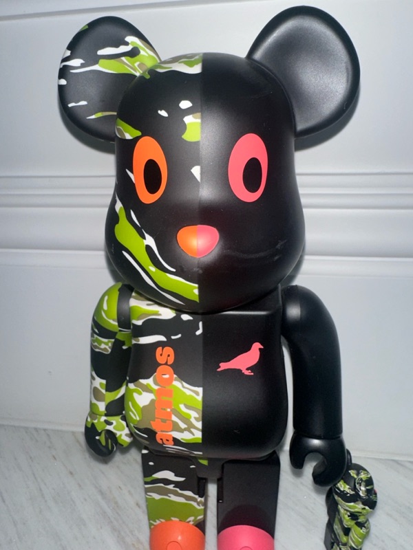 BE@RBRICK atmos x Staple [Ver. 2] 400% + 100% | ของแท้