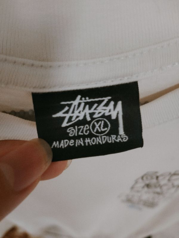 Stussy Rebel Dread T-Shirt White Shop Authentic at SASOM