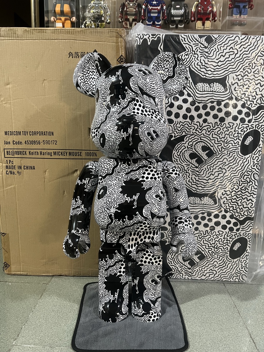 BE@RBRICK Keith Haring Mickey Mouse1000％