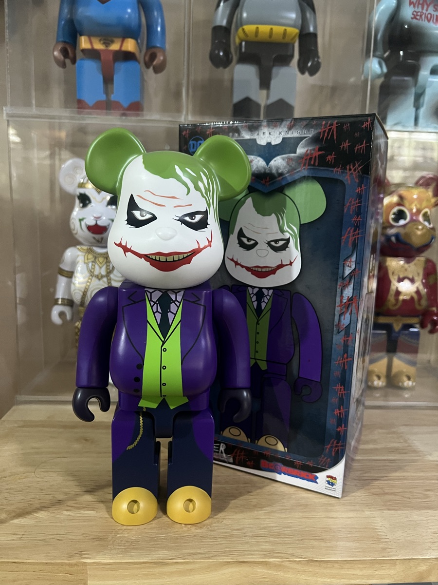 レア　BE＠RBRIC THEJOKER(LAUGHING Ver.) Authentic The Joker Laughing Version 400% Bearbrick Be