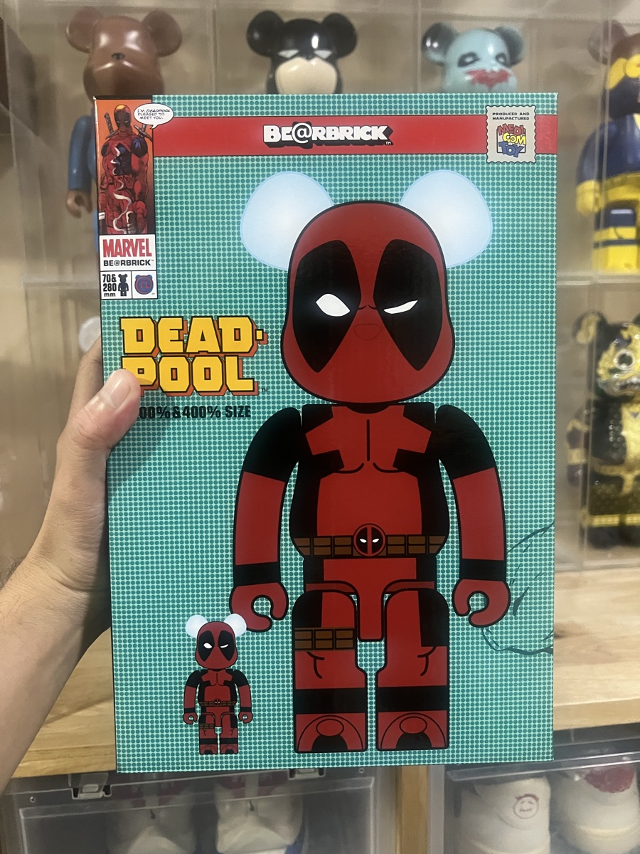 その他 MEDICOM TOY - BE@RBRICK DEADPOOL 100%&amp;400% Bearbrick Deadpool 100% & 400% Set - US