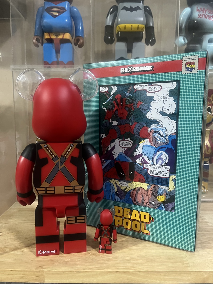 BE@RBRICK DEADPOOL 400%+100% | ซื้อ-ขายของแท้ ราคาดีที่สุด