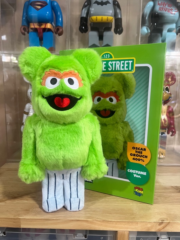 BE@RBRICK x Sesame Street Oscar the Grouch Costume Ver. 400%