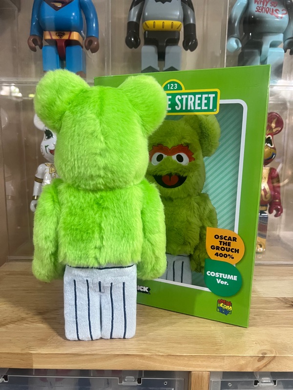 BE@RBRICK x Sesame Street Oscar the Grouch Costume Ver. 400%