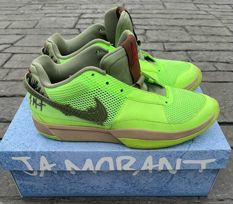 Buy & Sell Nike Ja 1 NRG EP Lime Blast Oil Green | SASOM