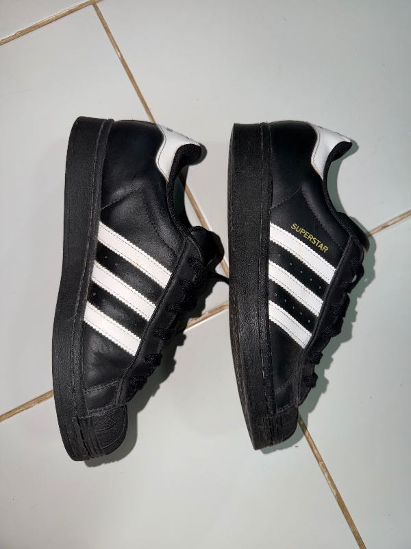adidas Superstar Core Black White | -