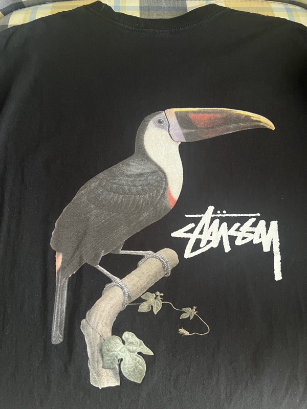 Stussy Toucan Tee Black Shop Authentic at SASOM