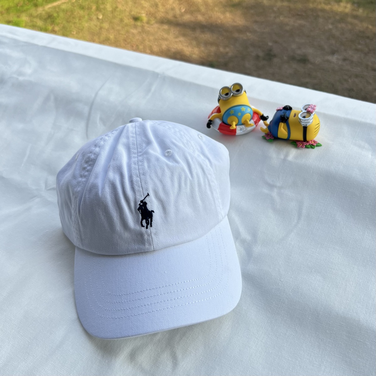 Polo Ralph Lauren The Iconic Cotton Chino Ball Cap WHITE