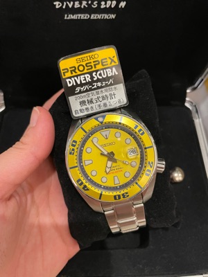 Seiko yellow online sumo