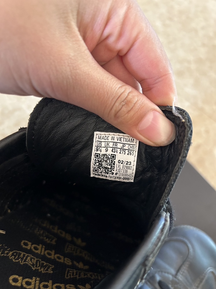 สนีกเกอร์ Adidas x Fucking Awesome Samba Core Black | SASOM